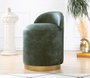 Atelier Del Sofa Luton - Puf de piel de nobuck Verde